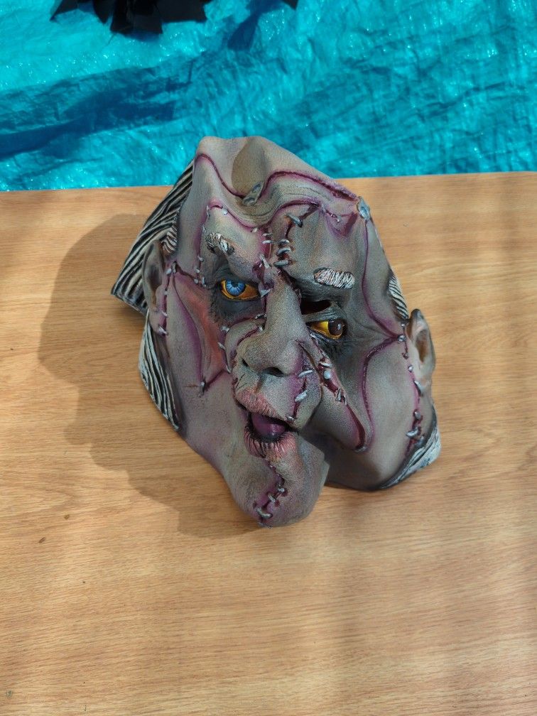 Halloween Rubber Frankenstein Head