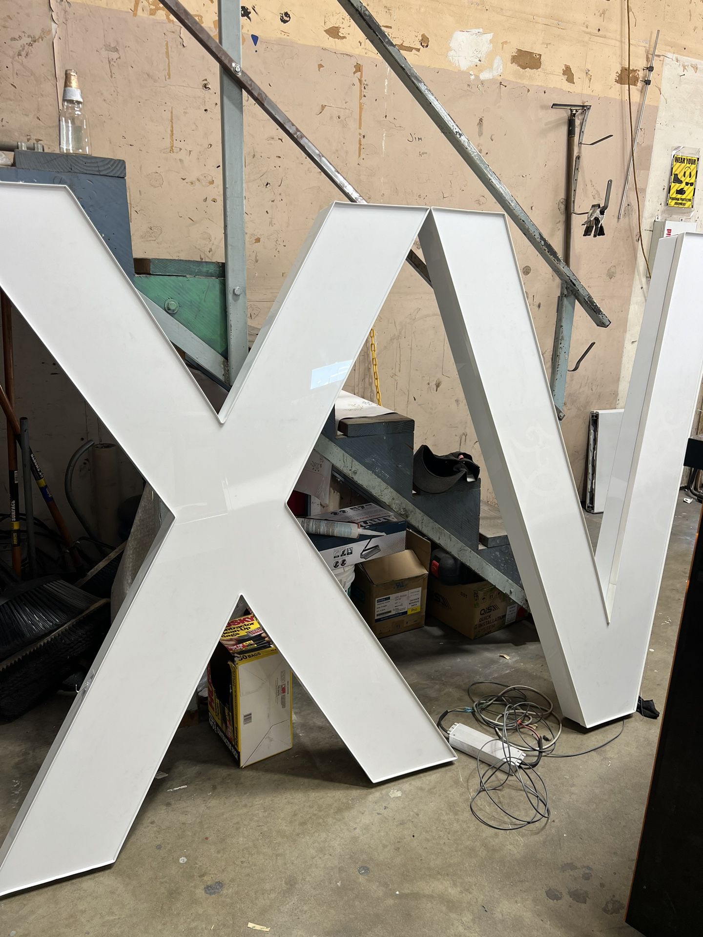 XV Letters 6 Ft Tall