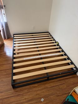 Full size metal bed frame