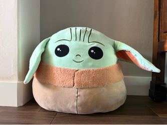 Large Star Wars Grogu (Baby Yoda) Squishmallows Plush – Original Kellytoy – Super Soft – Excellent Condition