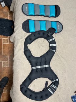 Gaiam Adjustable Weighted Vest & Wrist/Ankle Weights – Workout Set