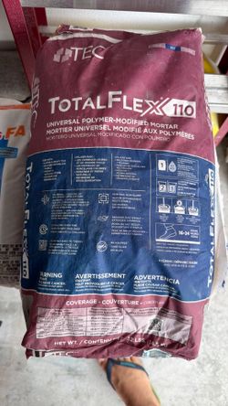 TEC TotalFlex 110 Polymer-Modified Mortar – 32 lb – NEW