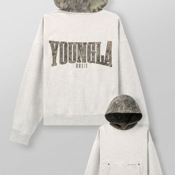 YoungLA tree camo hoodie