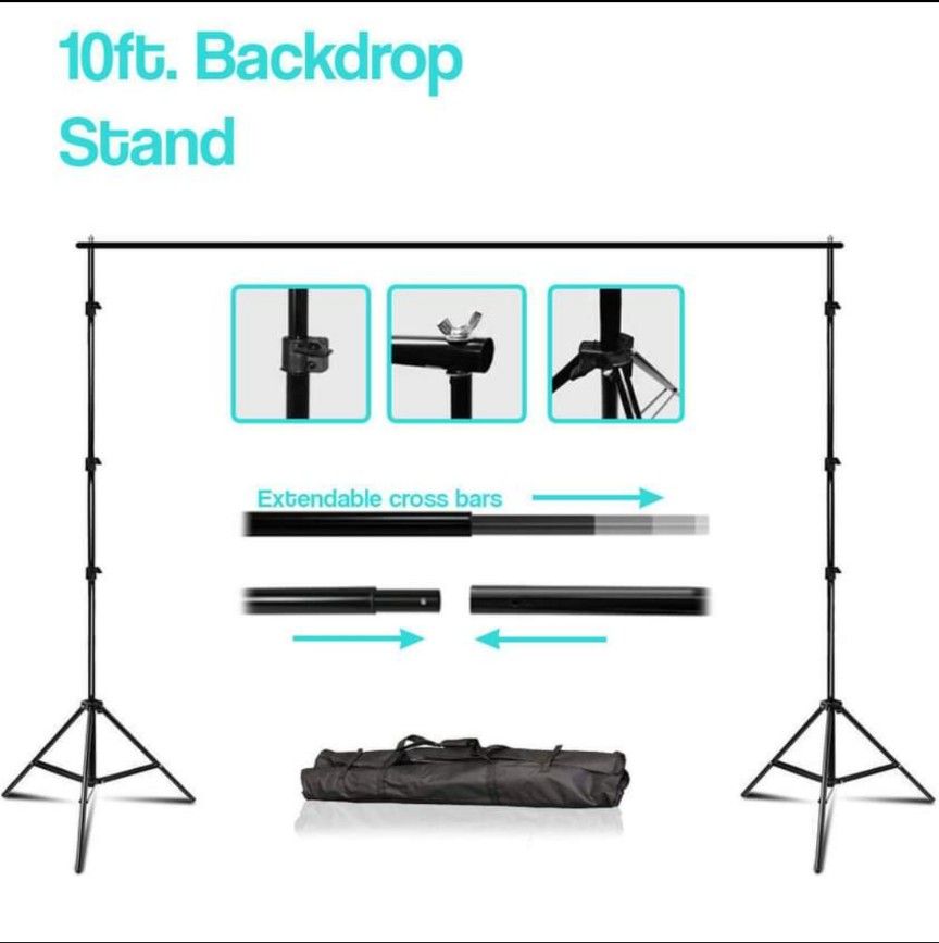 10' Extendable Photo Studio Background Support System Stand