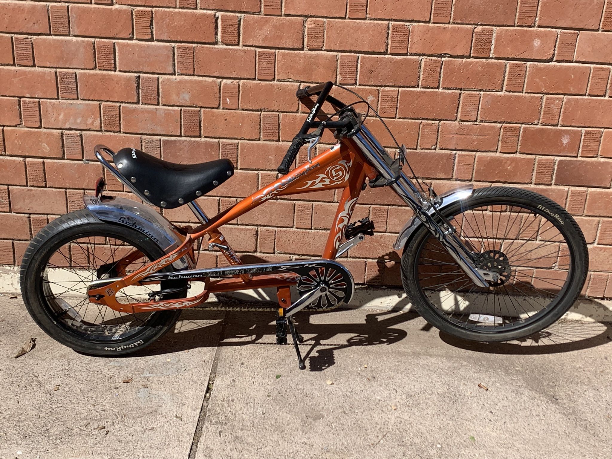 Classic Old School Schwinn StingRay Bike Orange