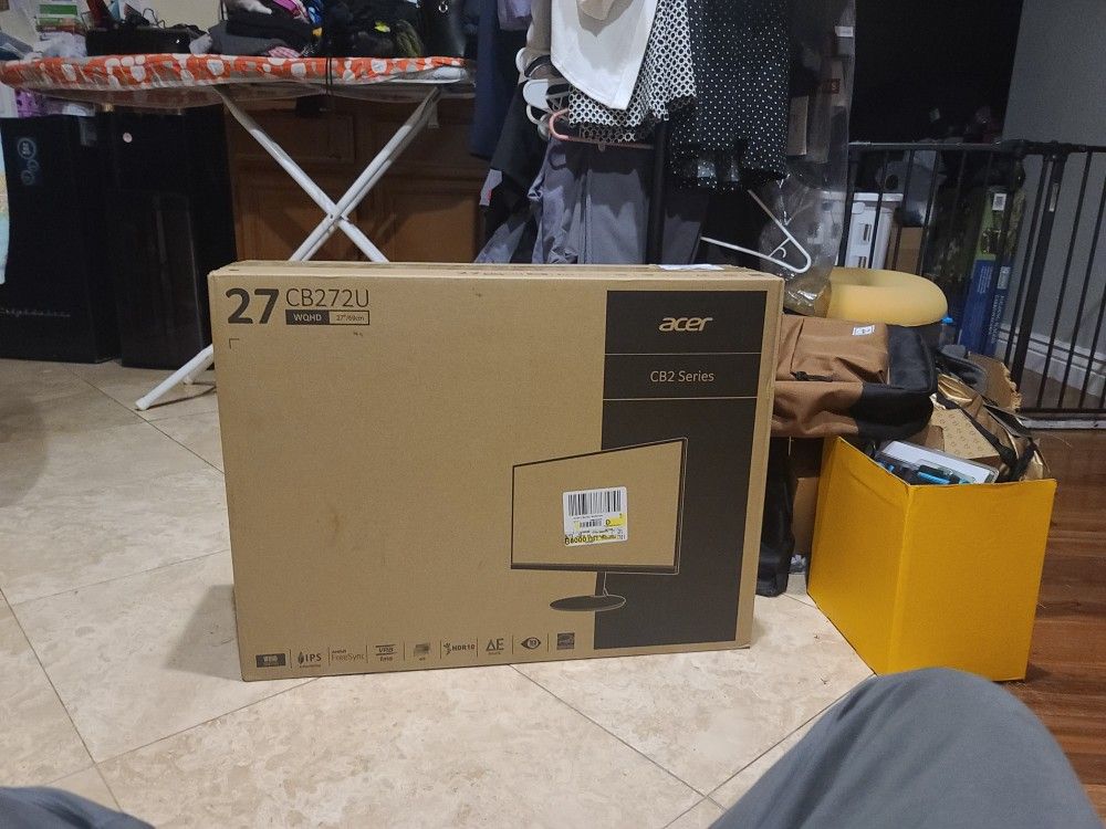 Acer 27" WQHD Monitor CB272U Brand New