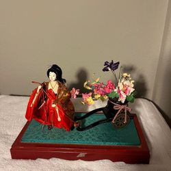 Vintage Japanese Doll Display