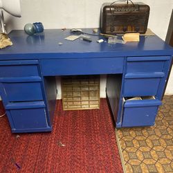 Blue Desk