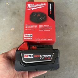 Milwaukee M18 5.0 Battery