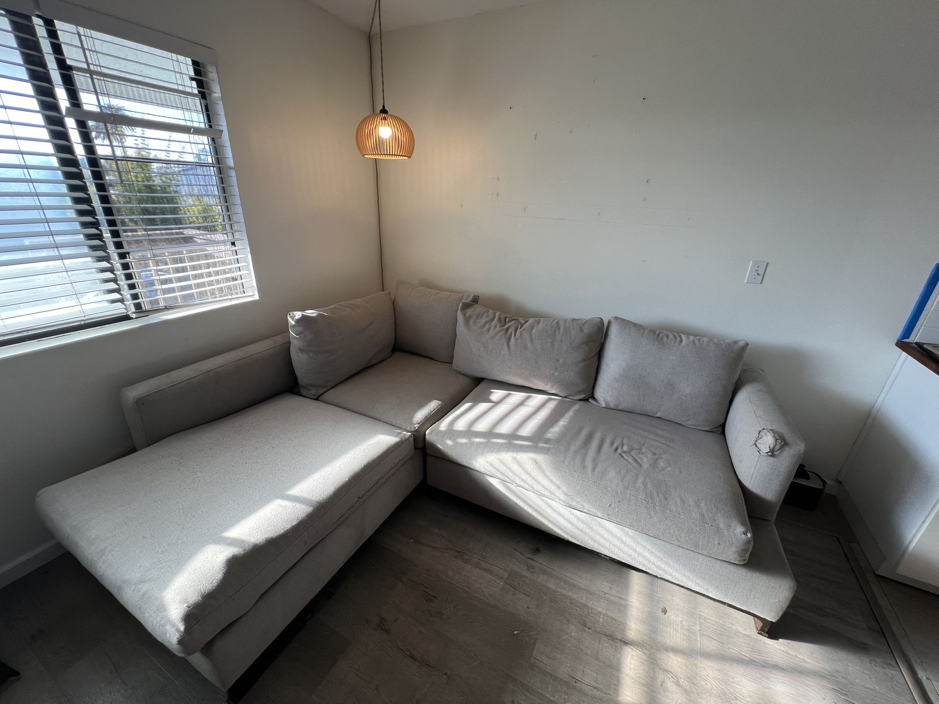 Free L Couch Sofa Grey