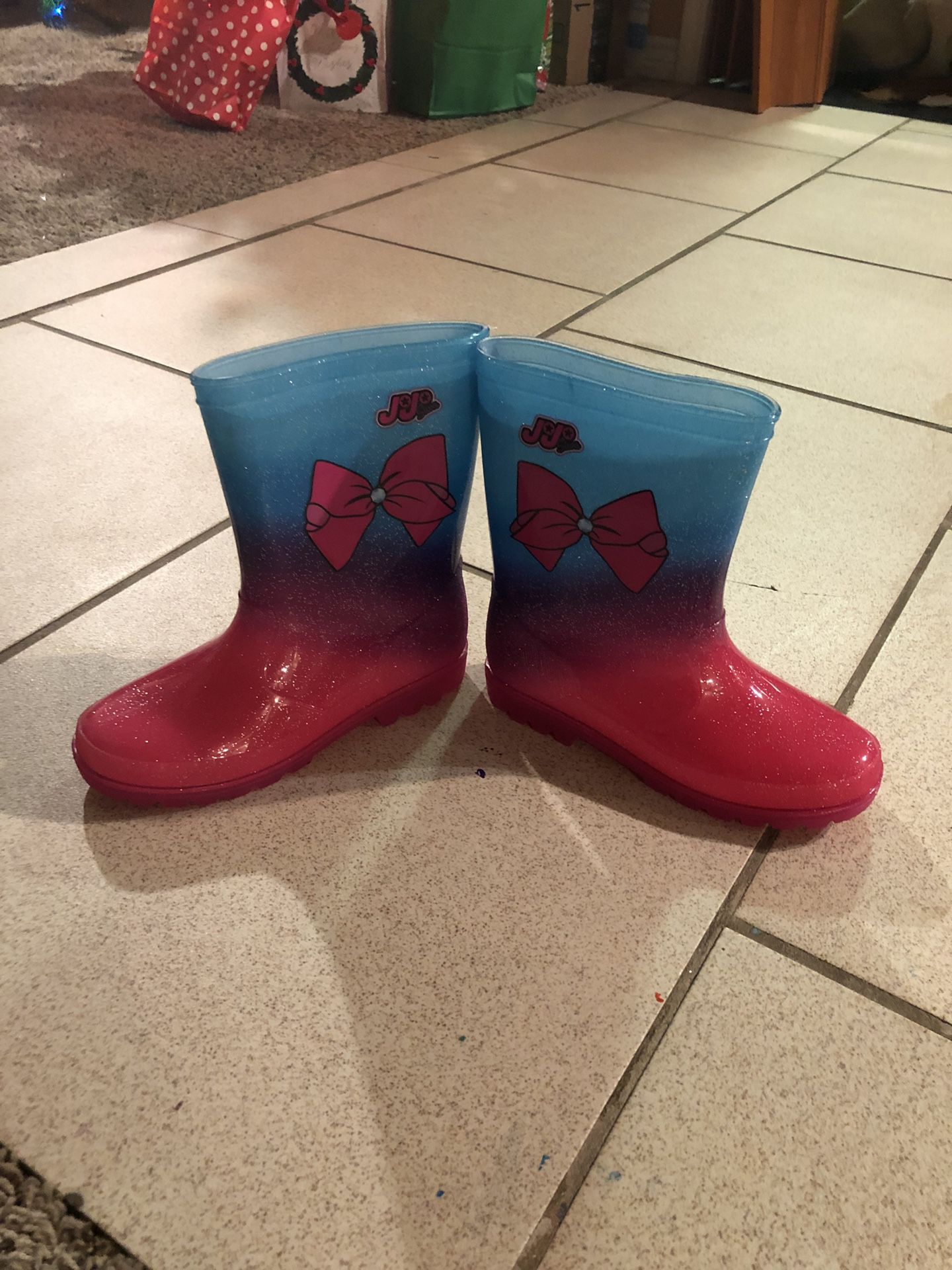 Girls jojo rain boots