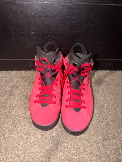 Air Jordan 6 Retro Red Black Sneakers