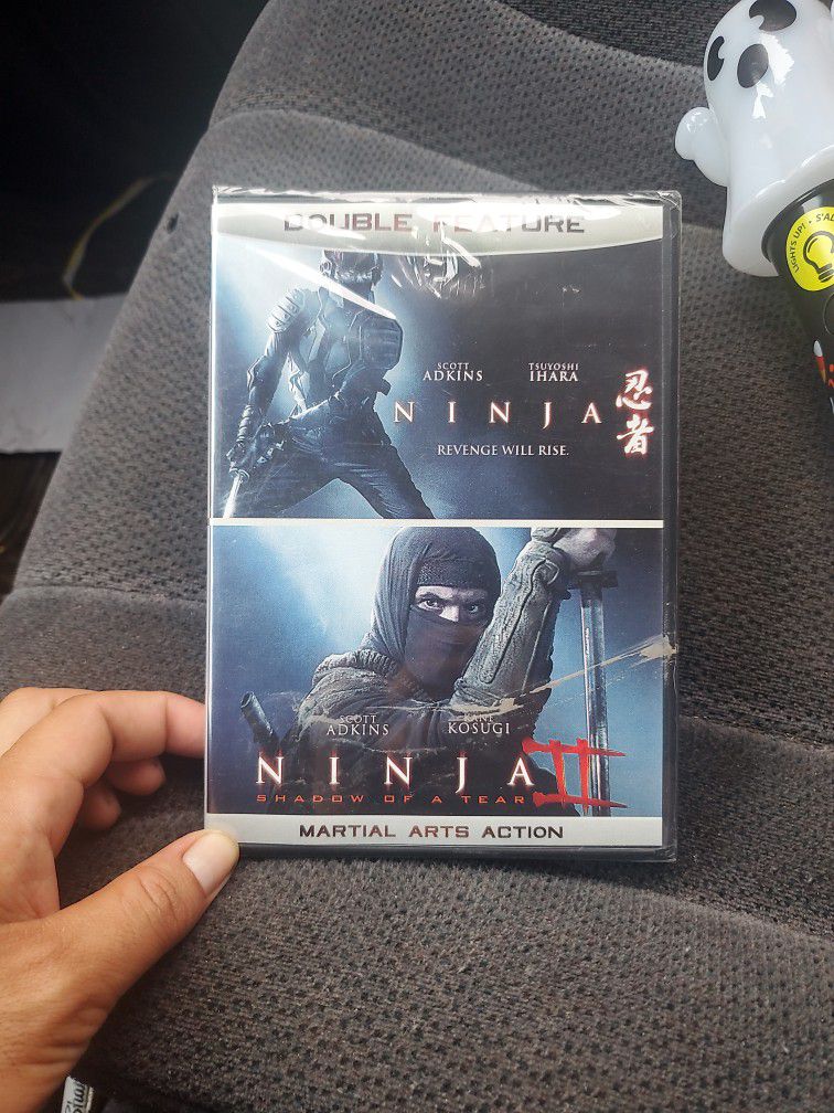 double feature ninja 1- ninja 2 Dvd  Is factory sealed