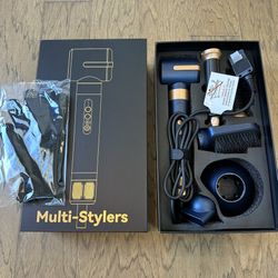 Hair Dryer Brush 7 in 1，110000 RPM Hot Air Brush Hair Styler for Curly Straight & Twisted Hair Professional Ionic Brush Blow Dryer for Salon-Quality S