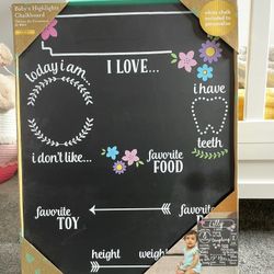 Baby’s Highlights Chalkboard 