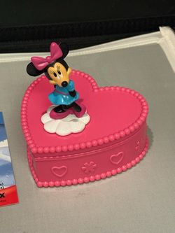 Minnie Mouse Heart-Shaped Jewelry Box