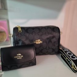 New! Woman Handbag,  Crossbody With Wallet. Bolsa Con Cartera