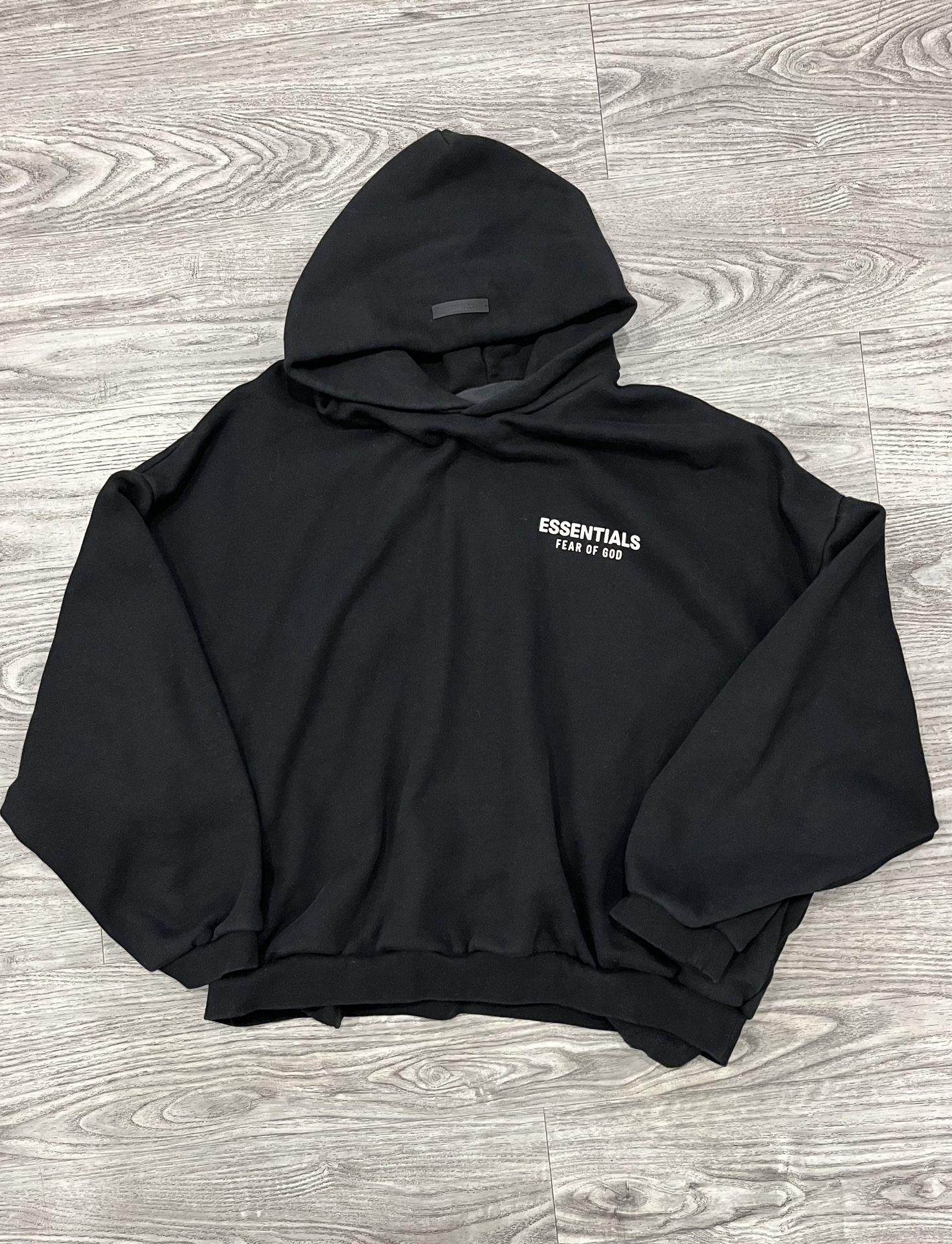 Fear Of God Essentials Hoodie “Black” Size XL - Authentic