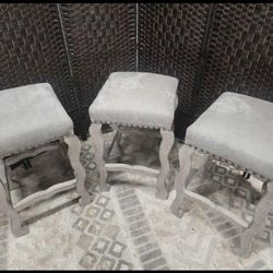 *** SET OF 3 BAR STOOLS ***