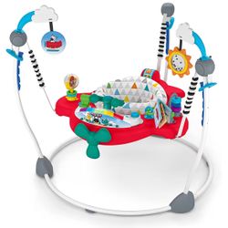 Baby Einstein Ocean Explorers Airplane Adventure 2-in-1 Interactive Activity Jumper with Lights 