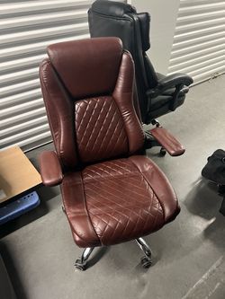 Brown Leather Office Chair