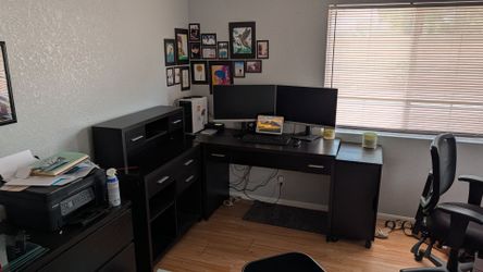 Espresso Desk Set