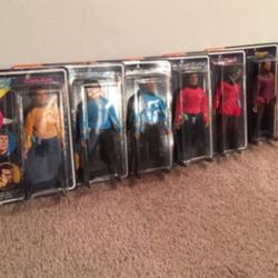 Sex original ( Mego)1974 Star Trek figures Complete set in unopened untouched original boxes