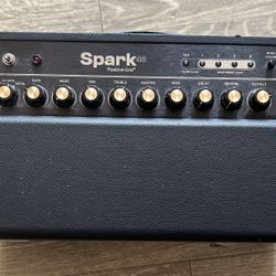 Positive Grid Spark 40-Watt Combo Practice Guitar Amplifier Electric Bass and Acoustic Guitar Amp with Spark Mobile App