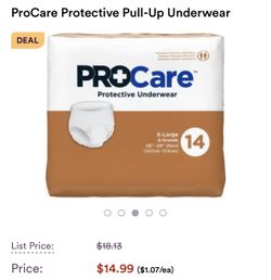  Daiper para Adultos. Ultra Pull-Up Underwear, Heavy