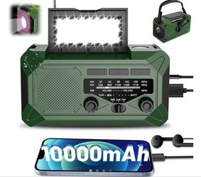 Emergency hand crank radio