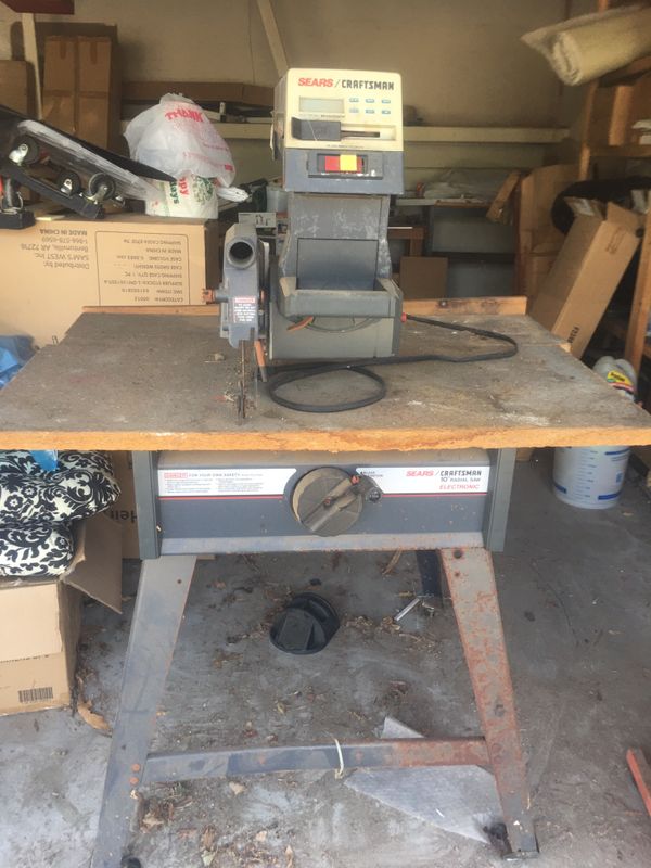 Sears Craftsman 10” Electronic Radial Saw for Sale in Fullerton, CA