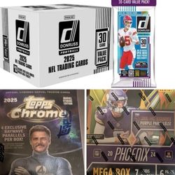 3-BOX LOT: Football / Marvel Unopened Brand New Boxes (Possible AUTOGRAPHS)  🔥