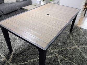 Very Lovely Resin Outdoor Dining Table (BRAND NEW!)