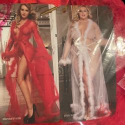 Brand New Sheer Lingerie Coat