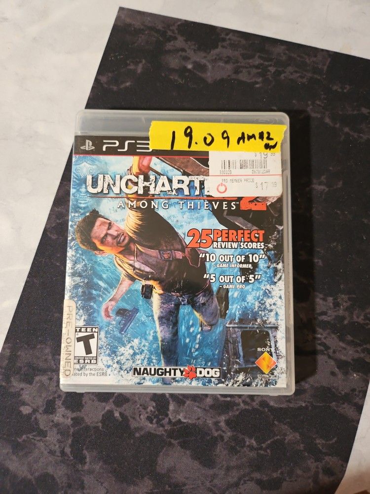 PS3 UNCHARTED 2 AMONG THIEVES