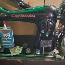 Vintage Commander Sewing Machine 