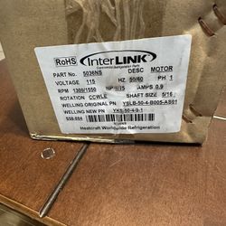 Motor For Commercial Walk In Cooler