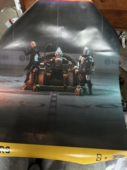 Anaheim Ducks Book of Boba Fett Poster