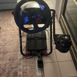 G29 Logitech Sim Racing Wheel Pedal And Shifter With Stand