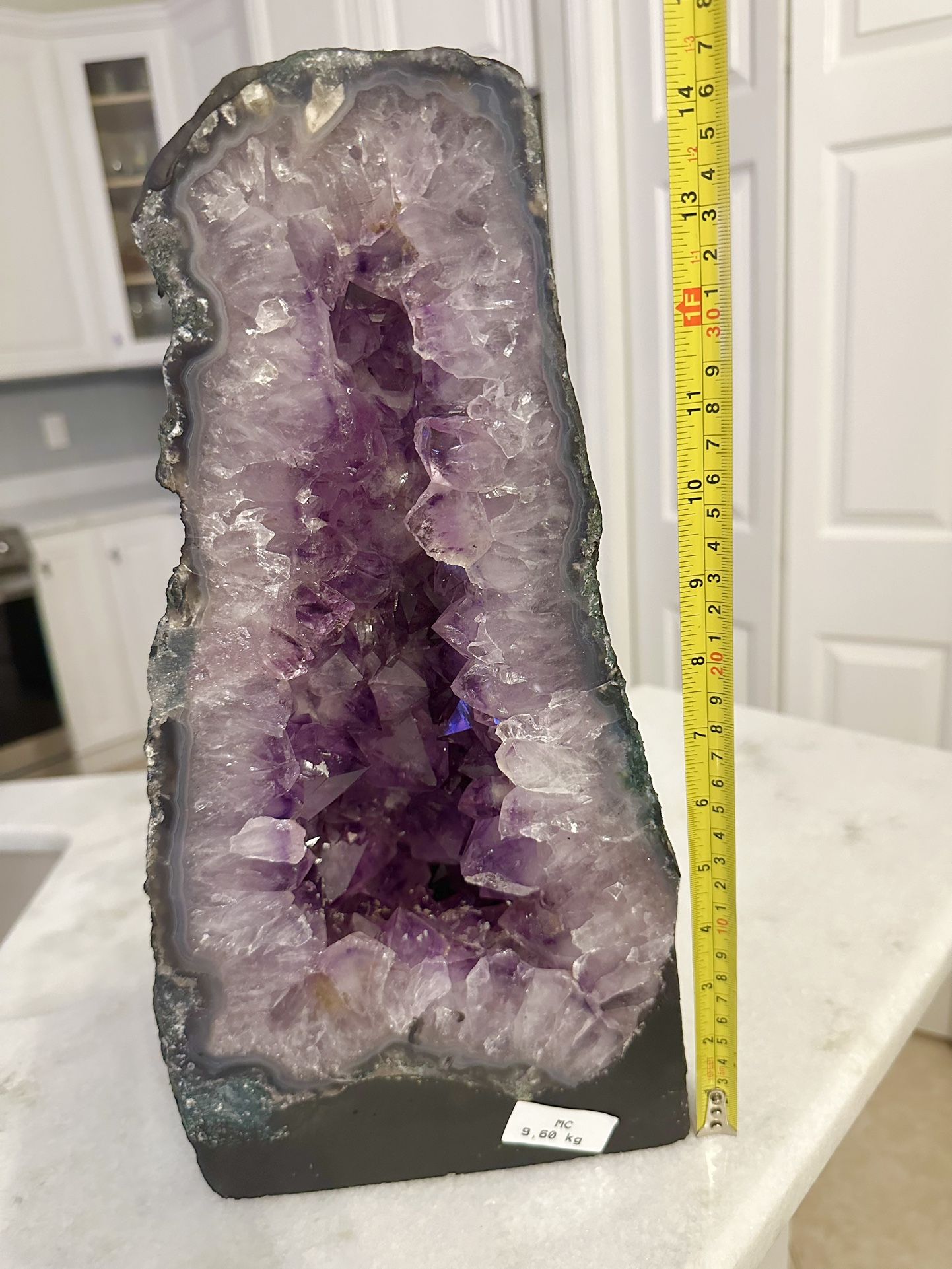 21lbs Purple Amethyst Crystal Cathedral Tower Agate Gemstone