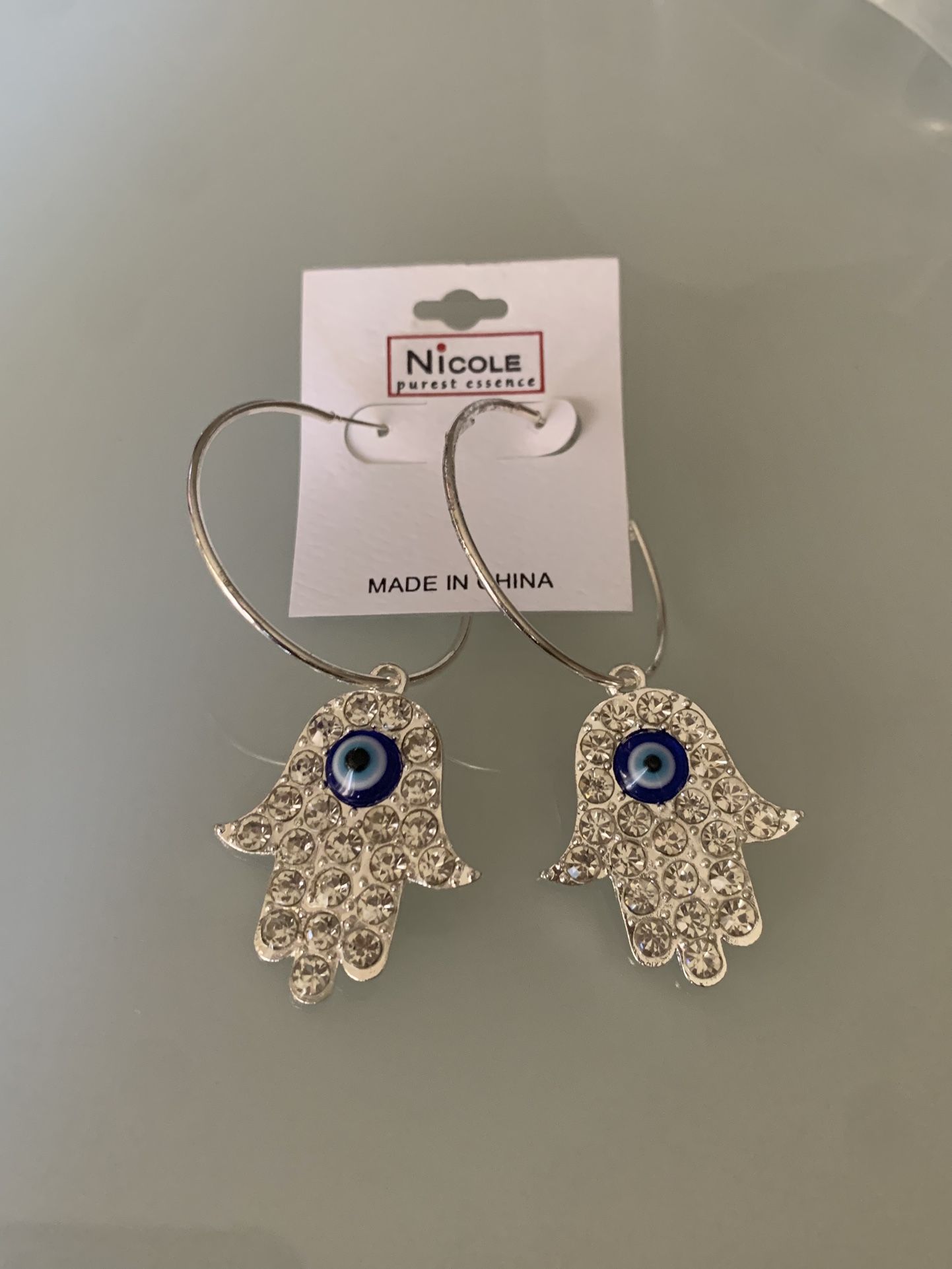 Earrings With Rhinestones
