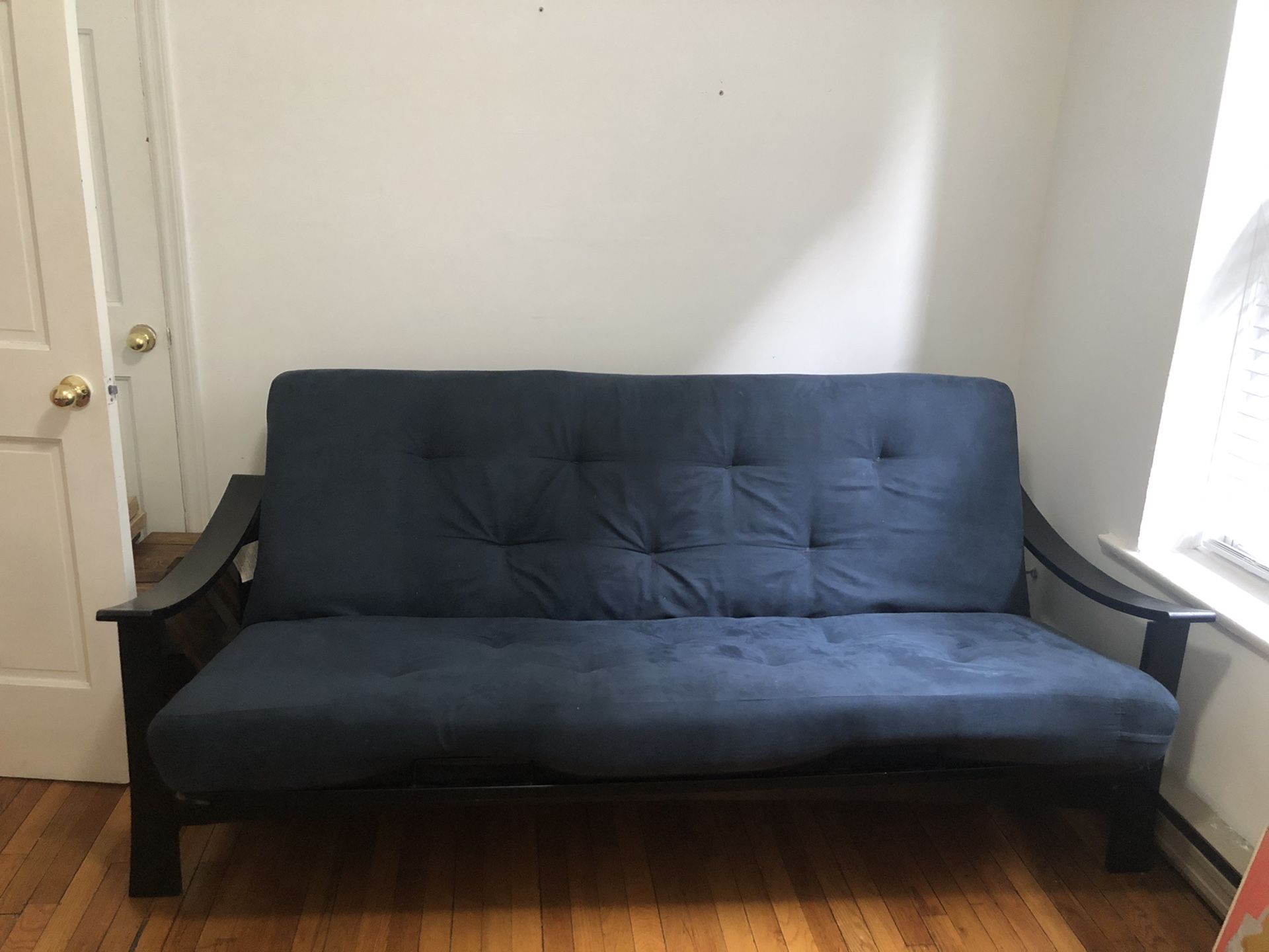 Navy Blue Futon Couch