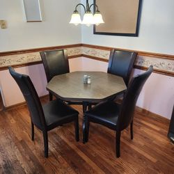 Kitchen Table With 6 Chairs With Leaf