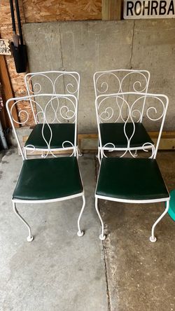 Metal patio chairs