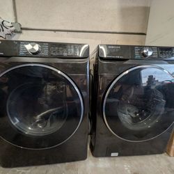 Samsung Washer Dryer stackable pair Rare Set