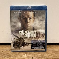 Planet Of The Apes: 2001 (Blu-Ray) - Mark Whalberg, Tim Burton NEW SEALED