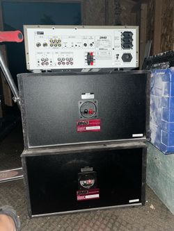 BMB Karaoke amplifier and speakers