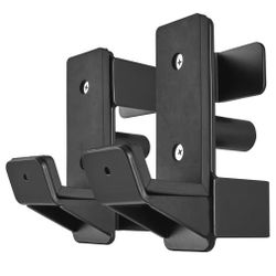 Hooks for 2" x 2" Power Rack, Rubber Pad J-Hook for Power Cage, 