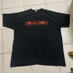 Rare 2002 Vintage Y2K The Eminem Show Marshall Mathers Rap Tee Shirt SZ XL