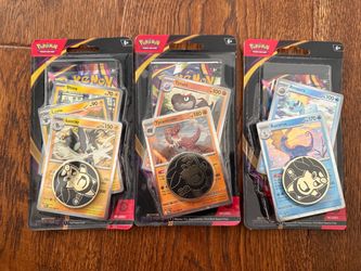 Pokémon TCG Pitch Black Blister Pack Lot – Luxray Tyrantrum Aurorus – Sealed